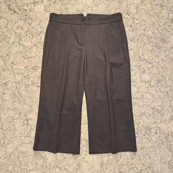 Vintage Y2K Capri Pants Size 8 Wool Tailored Carrie Bradshaw 90s - Picture 3 of 13